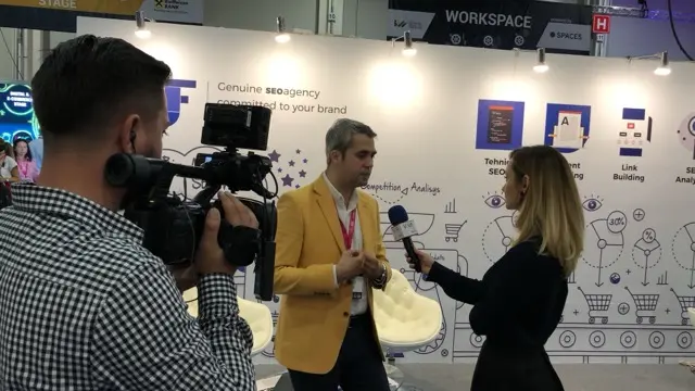 Interviu filmat la standul DWF „Genuine SEO agency”