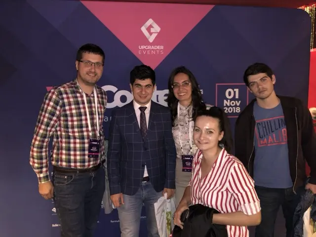 Reprezentanți DWF la WeContent, 1 noiembrie 2018